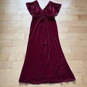 Revelry Velvet Dress, Sz 16, cocktail, formal, wedding, bridesmaid, gala, party